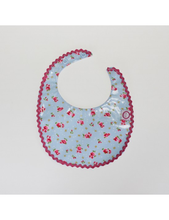 Babete flores plastificado