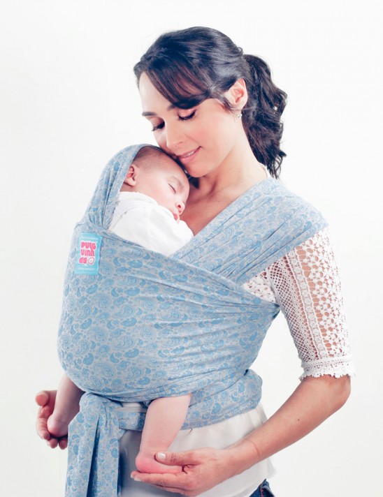 Sling wrap cornucópias azuis Sling wrap cornucópias azuis