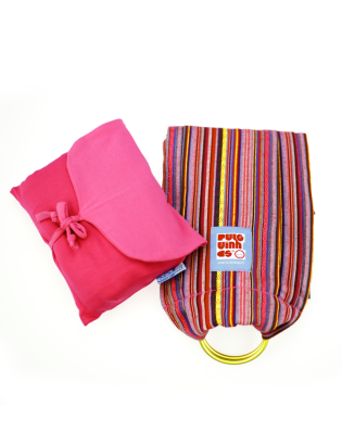Colo rápido e seguro com o sling de argolas Pulguinhas.