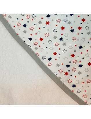 Toalha avental estrelas cinza