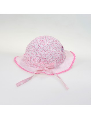 Chapéu Flores rosa